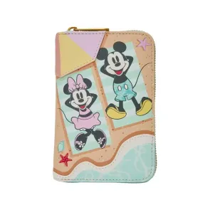 Mickey & Minnie Beach Fun Zip Around Wallet