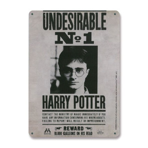 Harry Potter Blechschild Undesirable No. 1 15 x 21 cm