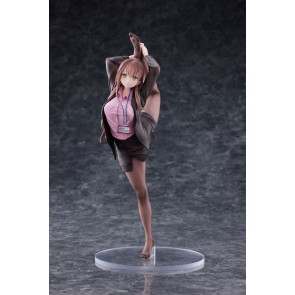 Original Character PVC Statue 1/6 OL-chan Who Doesn't Want to Go to Work Pink Ver. 26 cm 