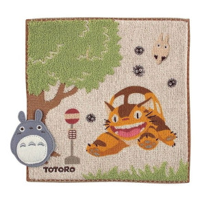 Mein Nachbar Totoro Mini-Handtuch Bus Stop 25 x 25 cm