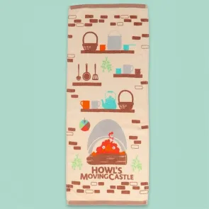 Das wandelnde Schloss Natsu Handtuch Cook with Calcifer 34 x 80 cm