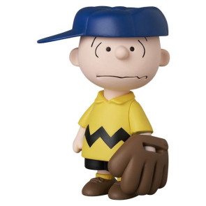 MLB × Peanuts UDF PVC Figur Los Angeles Dodgers Charlie Brown 9 cm