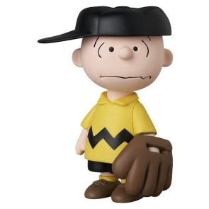 MLB × Peanuts UDF PVC Figur Chicago White Sox Charlie Brown 9 cm