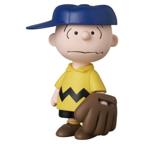 MLB × Peanuts UDF PVC Figur New York Mets Charlie Brown 9 cm