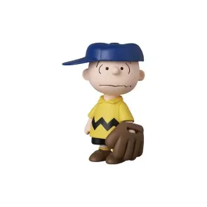 MLB × Peanuts UDF PVC Figur New York Mets Charlie Brown 9 cm