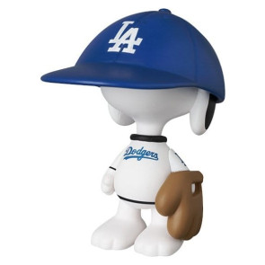 MLB × Peanuts UDF PVC Figur Los Angeles Dodgers Snoopy 7 cm