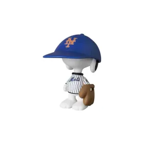 MLB × Peanuts UDF PVC Figur New York Mets Snoopy 7 cm