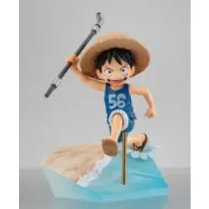 One Piece G.E.M. Serie PVC Statue Monkey D. Luffy Run! Run! Run! 15th anniversary Ver. 12 cm