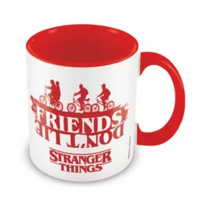 Stranger Things Coloured Inner Tasse Friends Don't Lie