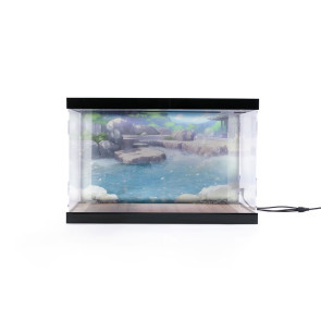 Azur Lane Acryl Display Case mit Beleuchtung für Figur Kashino Hot Springs Relaxation