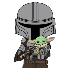 The Mandalorian 3D PVC-Magnet The Mandalorian und Grogu