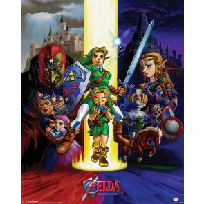 The Legend of Zelda Poster Set Ocarina of Time 40 x 50 cm (4)