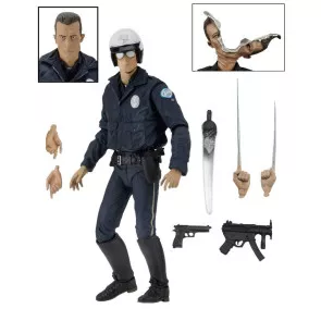 Terminator 2 T-1000 Motorcycle Cop Ultimate Actionfigur 18 cm