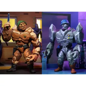 Teenage Mutant Ninja Turtles Tragg & Grannitor Actionfiguren Doppelpack 18 cm