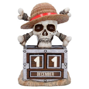 One Piece Ewiger Kalender Luffy Jolly Roger 16 cm