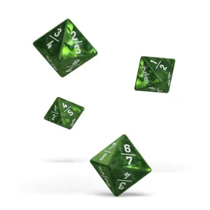 Oakie Doakie Dice W8 Würfel 18 mm Goyf Marble - Grün (4)