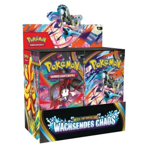 Pokemon TCG Mega-Entwicklung - Wachsendes Chaos Booster Display (36) Deutsche Version