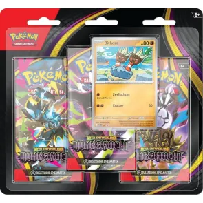 Pokemon TCG: Mega-Entwicklung – Dunkelnacht 3er-Pack Blister Deutsche Version