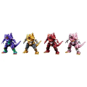 Godzilla x Evangelion Gekizou Series Statuen 4er-Pack Type-3 Kiryu Eva colour Ver. Metallic color Limited Ver. 9 cm 