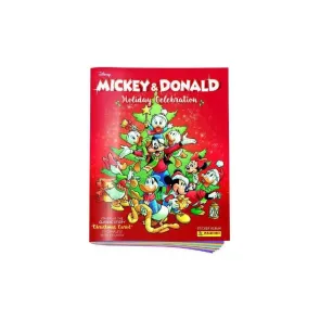 Mickey & Donald Holiday Celebration Sticker & Trading Card Collection Album *Deutsche Version*