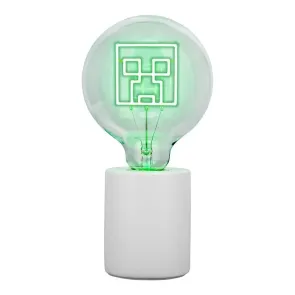 Minecraft Neon LED-Lampe Creeper