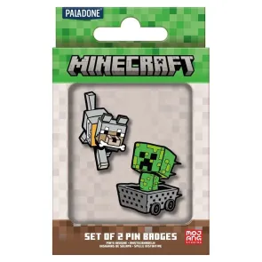 Minecraft Ansteck-Pin 2er-Pack