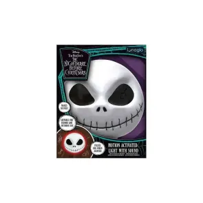 Nightmare Before Christmas Leuchte Jack Skellington Maske mit Bewegungssensor 23 cm
