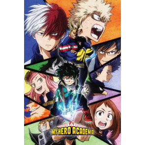 My Hero Academia 2 Poster Set Characters Mosaic 61 x 91 cm (4)