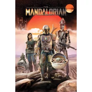 Star Wars: The Mandalorian Poster Set Group 61 x 91 cm (5)