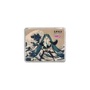 Katsushika Hokusai x Hatsune Miku 3D Magnet Thirty-six Views of Mount Fuji The Great Wave off Kanagawa