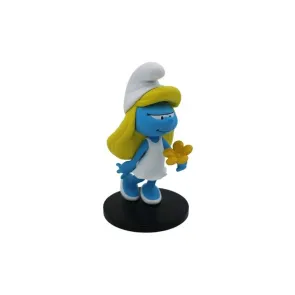 Die Schlümpfe Statue Schlumpfine mit Blume 12 cm