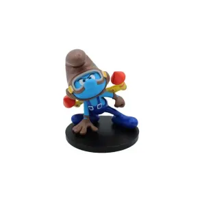 Die Schlümpfe Statue Raketenrucksack-Schlumpf 10 cm