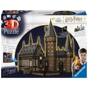 Harry Potter 3D Puzzle Schloss Hogwarts: Große Halle - Night Edition (643 Teile)