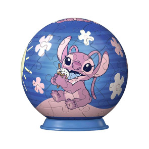 Disney Stitch 3D Puzzle-Ball Angel (55 Teile)