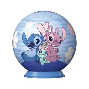 Disney Stitch 3D Puzzle-Ball Stitch & Angel (55 Teile)