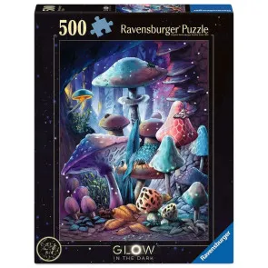 Ravensburger Glow-in-the-Dark Puzzle Pilze im Mondschein (500 Teile)