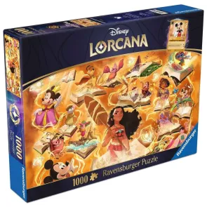 Disney Lorcana Puzzle Glimmers of the Realm: Amber (1000 Teile)