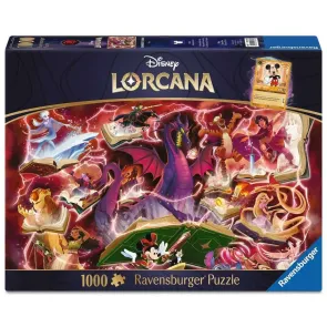 Disney Lorcana Puzzle Glimmers of the Realm: Ruby (1000 Teile)