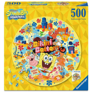 SpongeBob Schwammkopf Rund-Puzzle Welcome to Bikini Bottom (500 Teile)