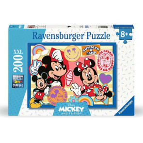 Disney Kinderpuzzle XXL Unterwegs mit Mickey und Minnie (200 Teile)