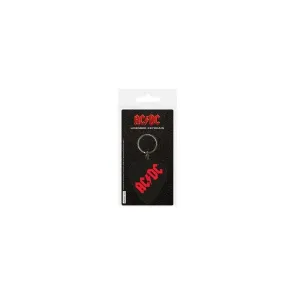 AC/DC PVC Schlüsselanhänger Plectrum