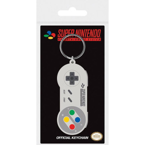 Nintendo Gummi-Schlüsselanhänger SNES Controller 6 cm