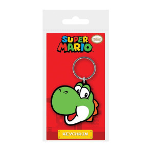 Super Mario Gummi-Schlüsselanhänger Yoshi 6 cm