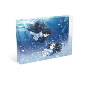Grandmaster of Demonic Cultivation Acryl Block mit Glitzer Wei Wuxian & Lan Wangji Zhao Xi Chi Ver. 14 x 10 cm