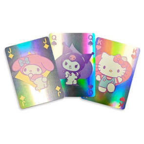 Sanrio Spielkarten Hello Kitty & Friends Cupcake French-suited Deck Holographic    