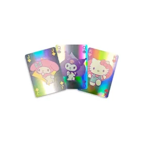 Sanrio Spielkarten Hello Kitty & Friends Cupcake French-suited Deck Holographic    