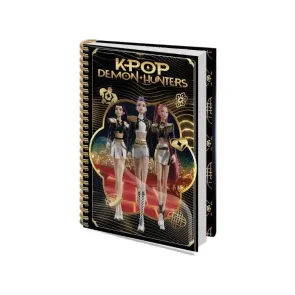 KPop Demon Hunters Notizbuch A5 Golden Display (12)