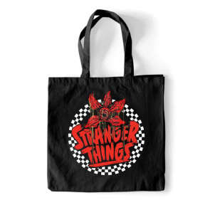 Stranger Things Tragetasche Checkered Circle