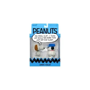 Peanuts ReAction Actionfiguren 2er-Pack Olaf & Andy 10 cm