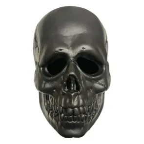 Don Post Vinyl Maske Black Skull